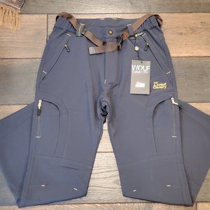 NWT Men's Outdoor Softshell Pants, Grey 30"x 30"